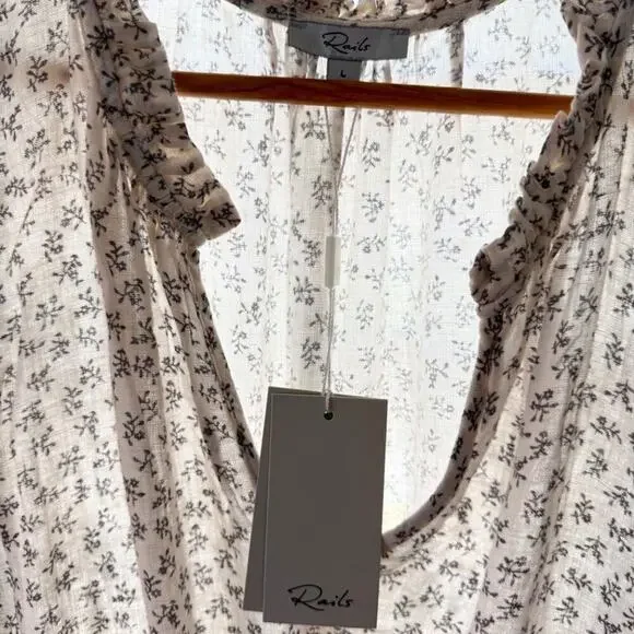 Boho Floral Dress Rails - Size Large - Picture 3 of 8